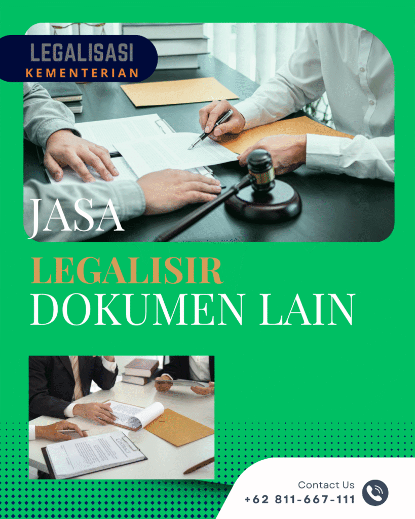Jasa Legalisasi Dokumen