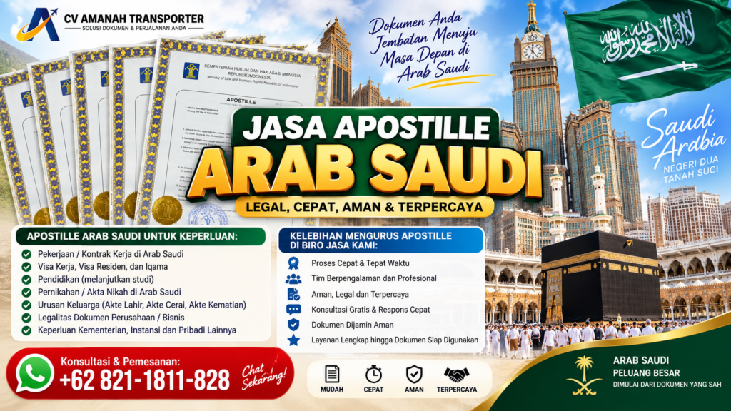 Jasa Apostille Arab Saudi