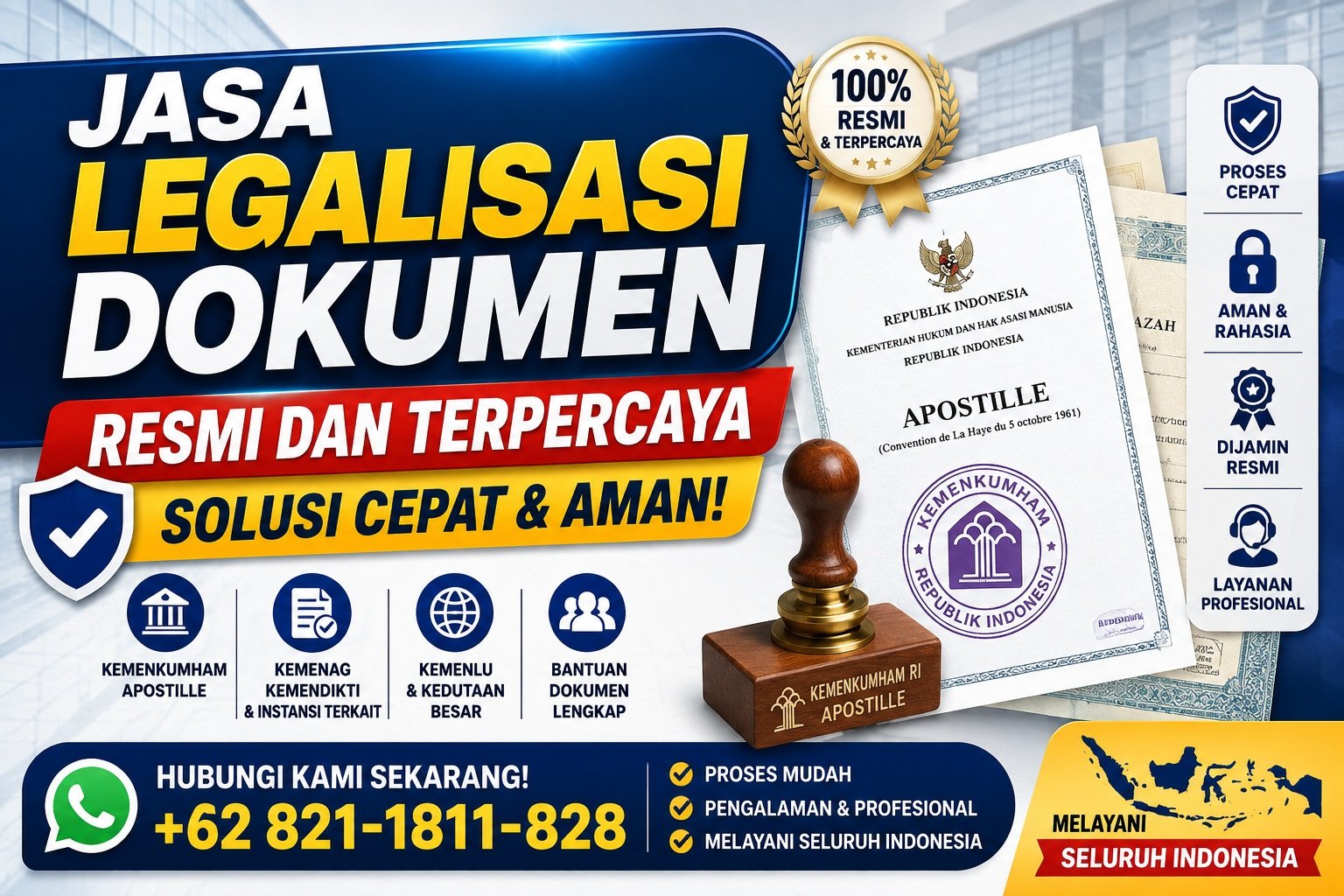 Jasa Legalisasi Dokumen Resmi dan Terpercaya – Solusi Cepat & Aman!