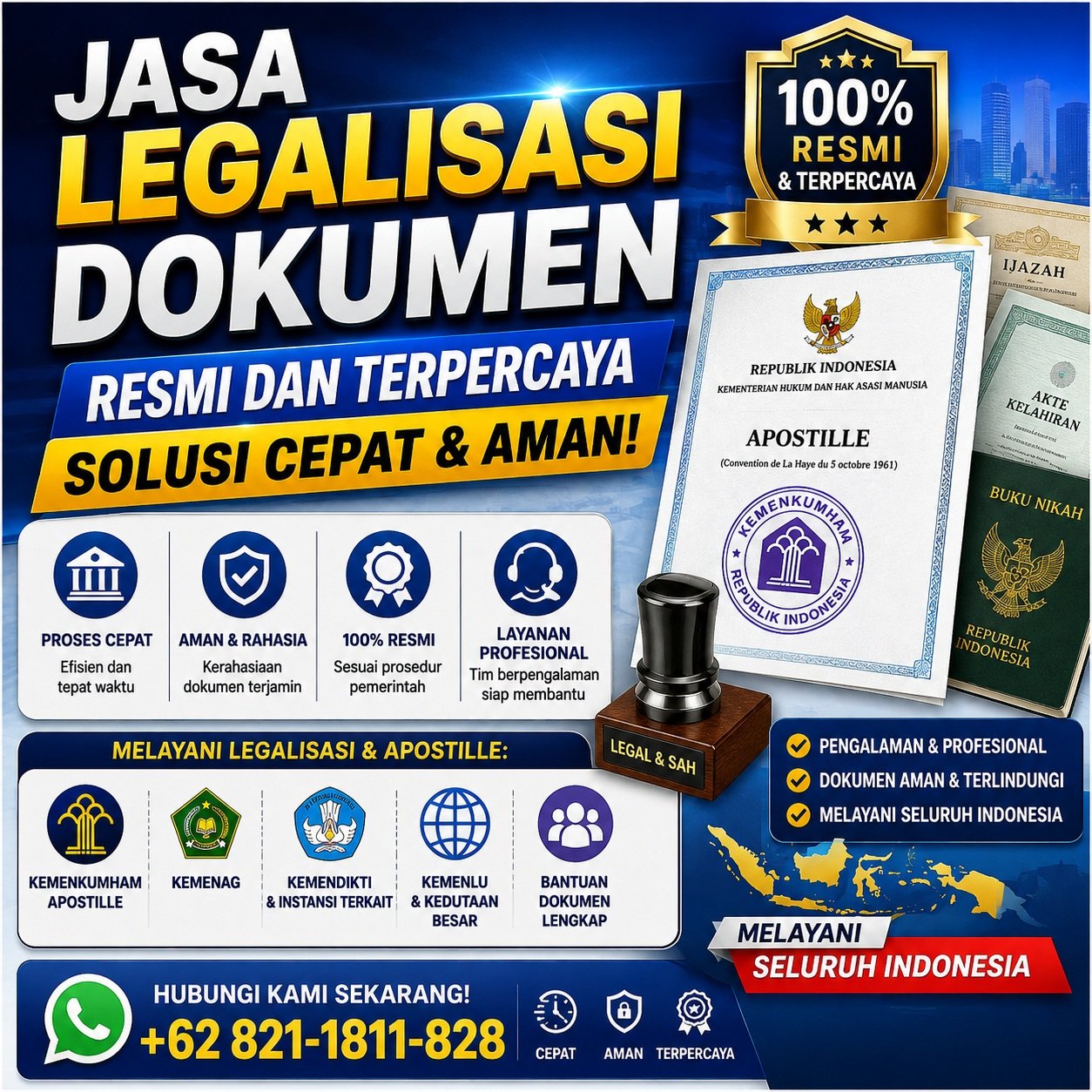 Jasa Legalisasi Dokumen Resmi dan Terpercaya