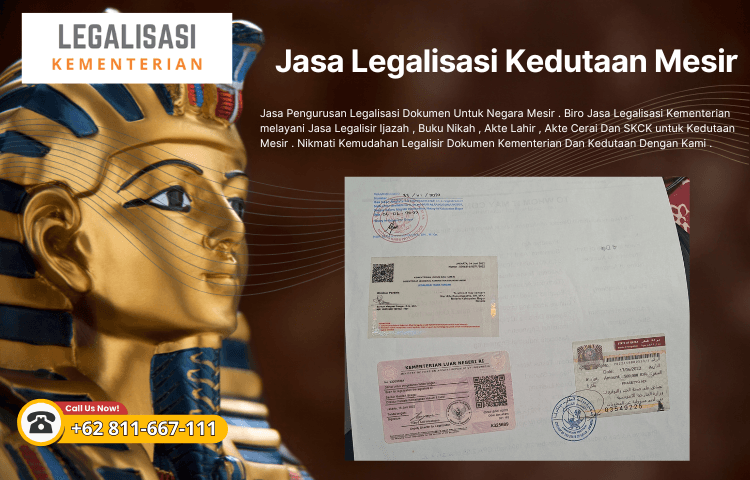 Jasa Legalisasi Kedutaan Mesir