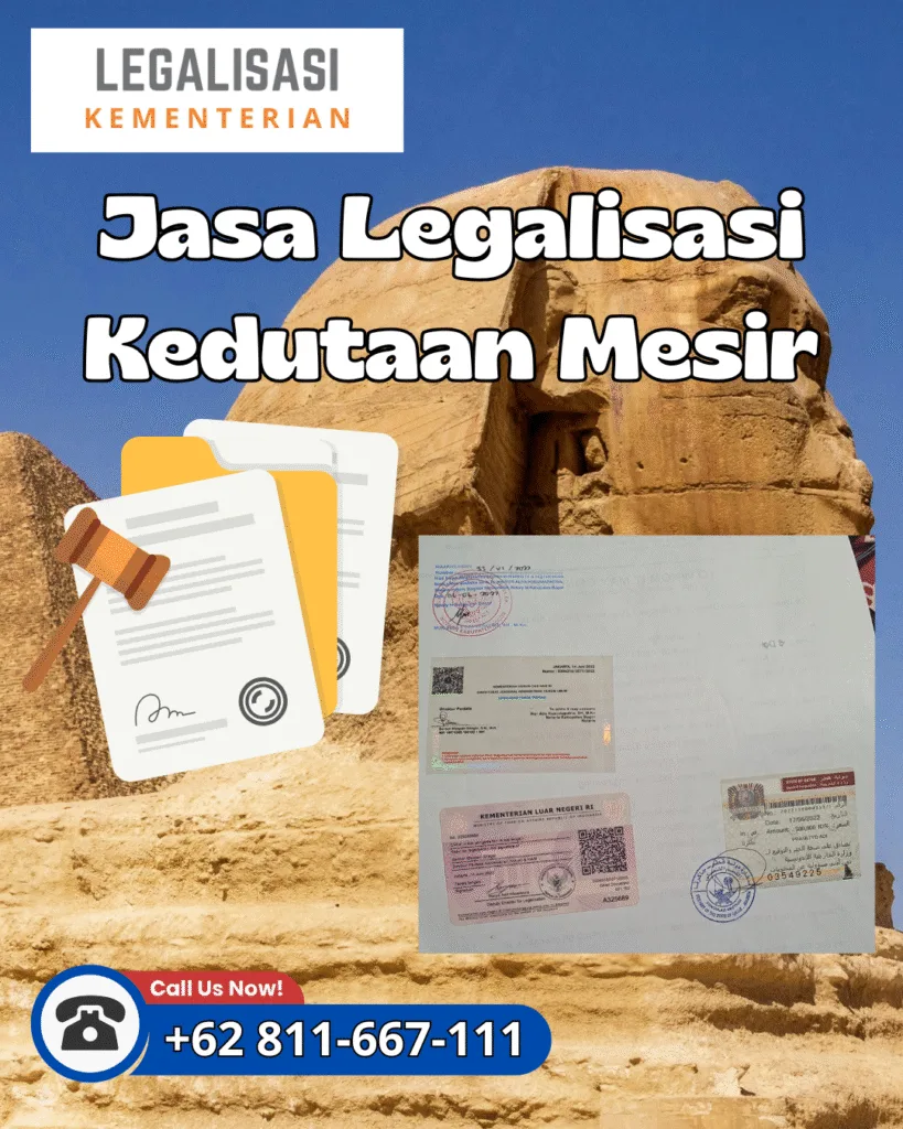 Jasa Legalisir Dokumen Di Kedutaan Mesir