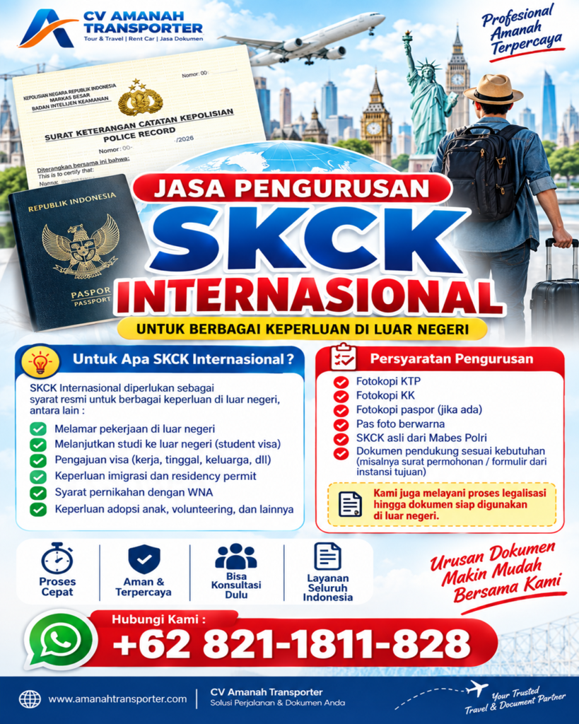 Jasa SKCK Internasional