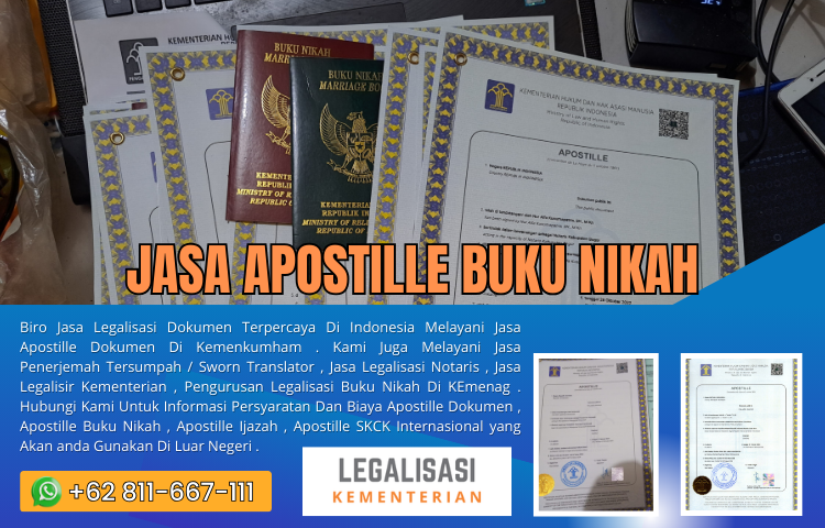 Jasa Apostille Buku Nikah