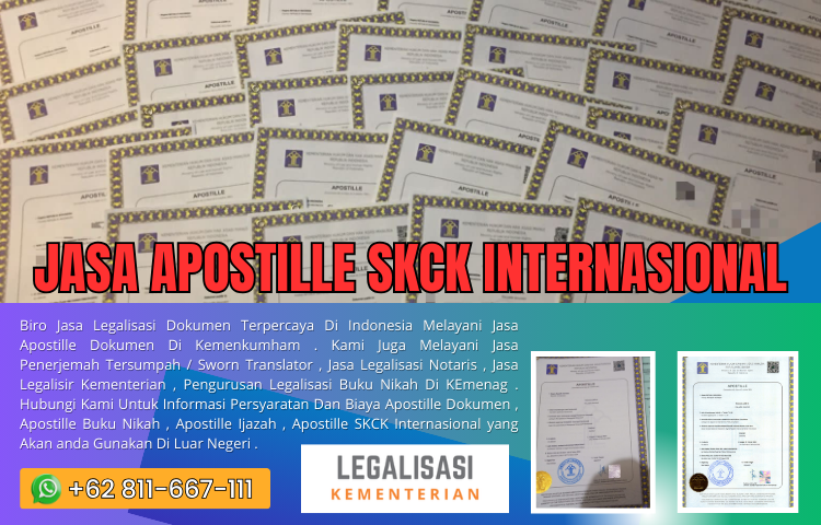 Jasa Apostille SKCK Internasional