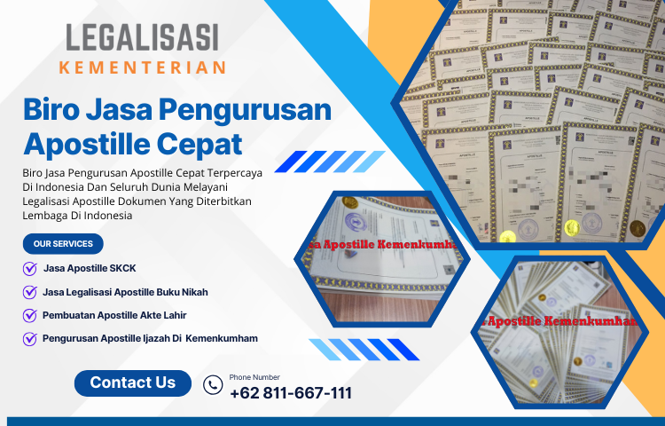 Biro Jasa Pengurusan Apostille Cepat