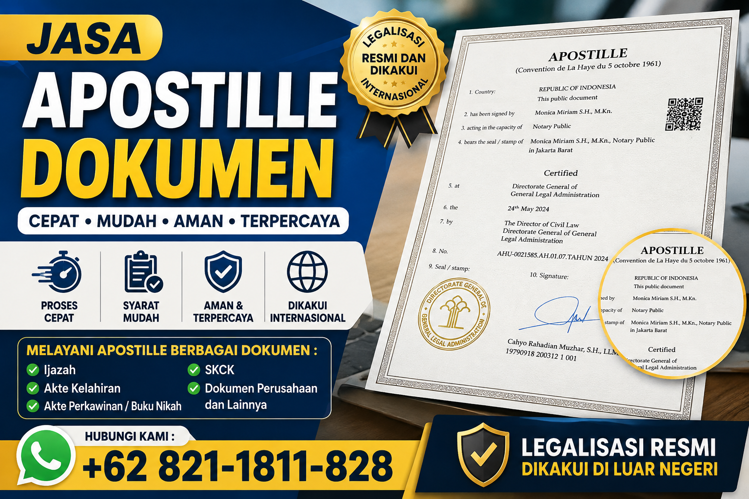 Jasa Apostille Dokumen