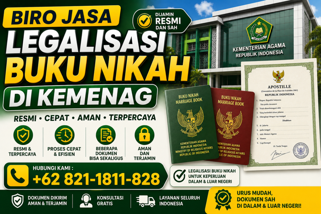Biro Jasa Legalisasi Buku Nikah