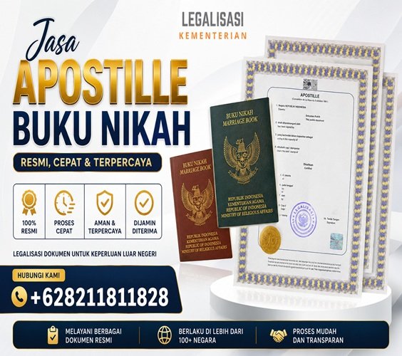 Jasa Apostille Buku Nikah