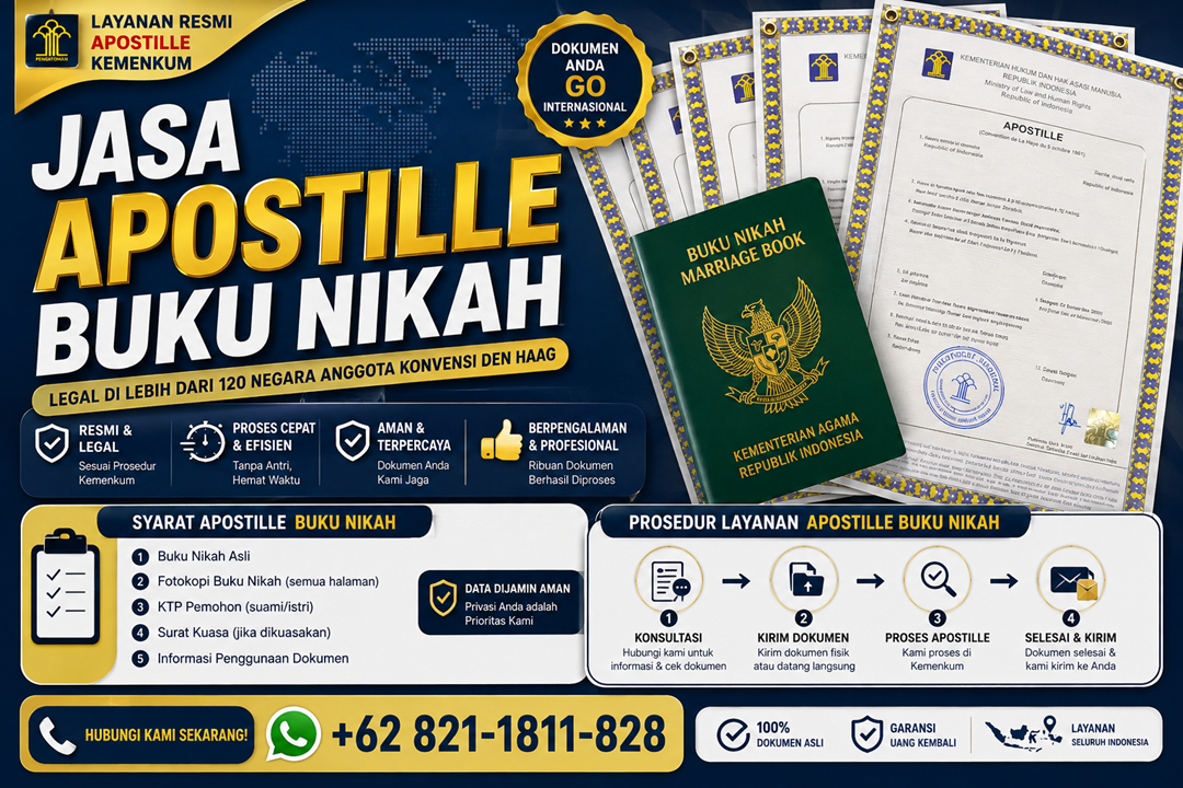 Jasa Apostille Buku Nikah