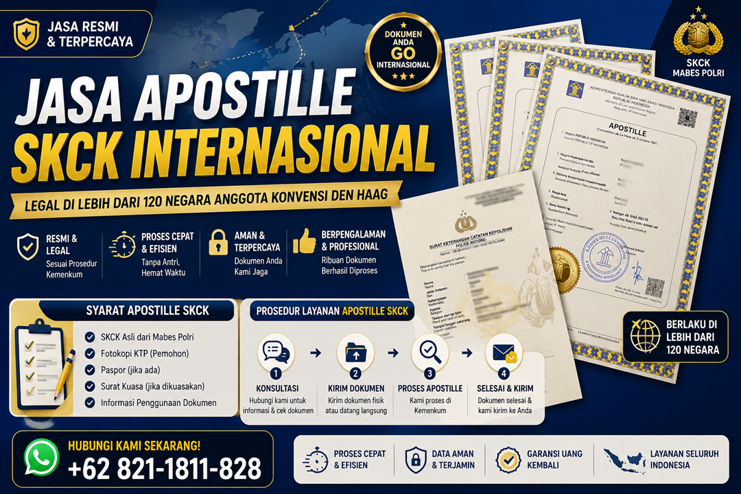 Jasa Apostille SKCK Internasional Mabes Polri