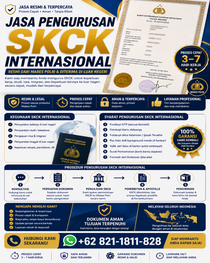 Jasa Pengurusan SKCK Internasional