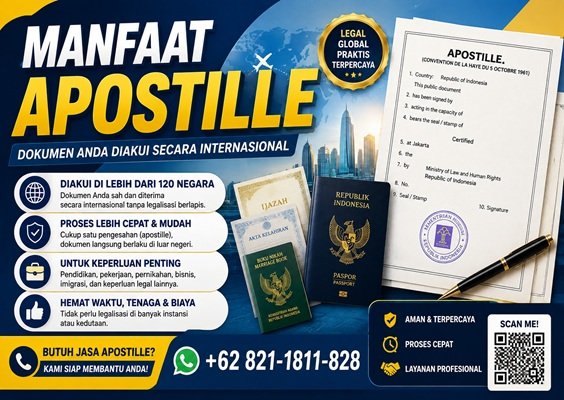 Manfaat Legalisasi Apostille Dokumen